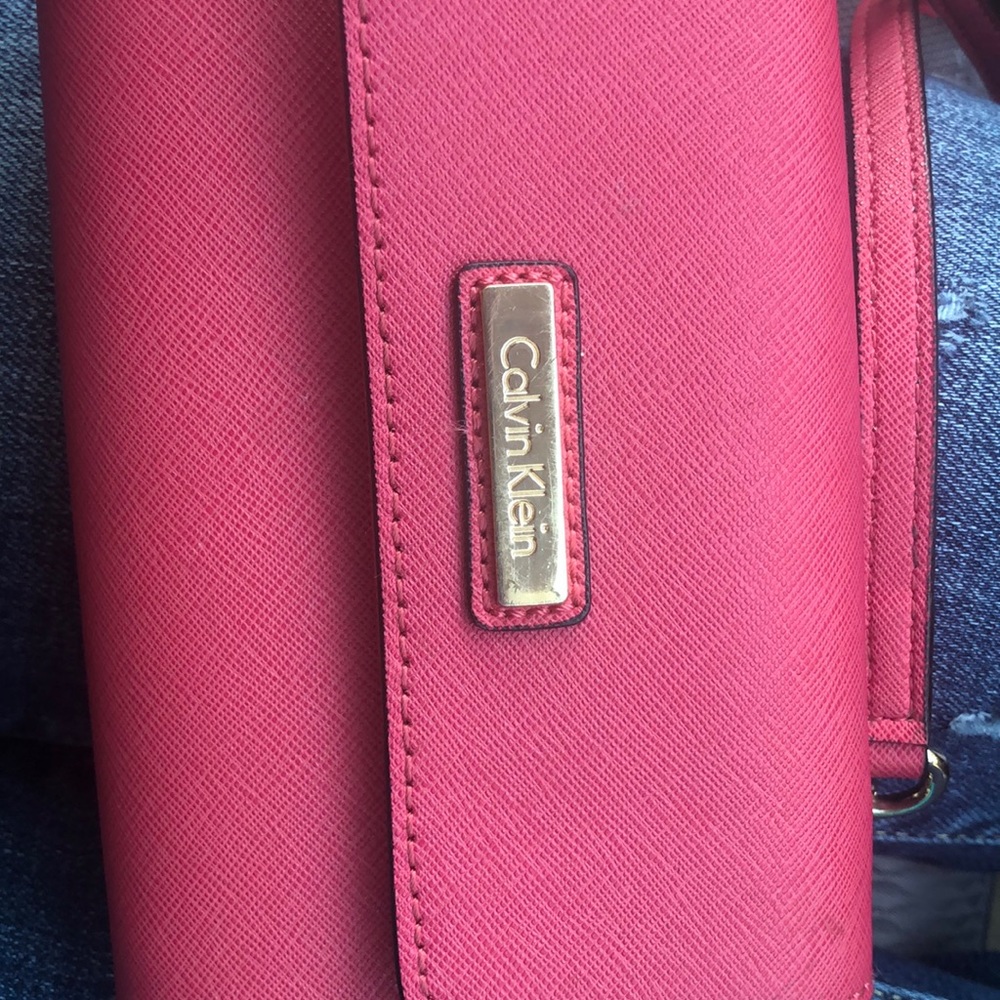 Calvin Klein pink handbag